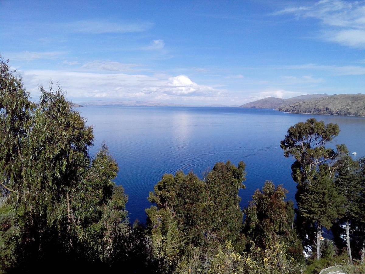 Hostal Del Sol Isla Del Sol Bagian luar foto